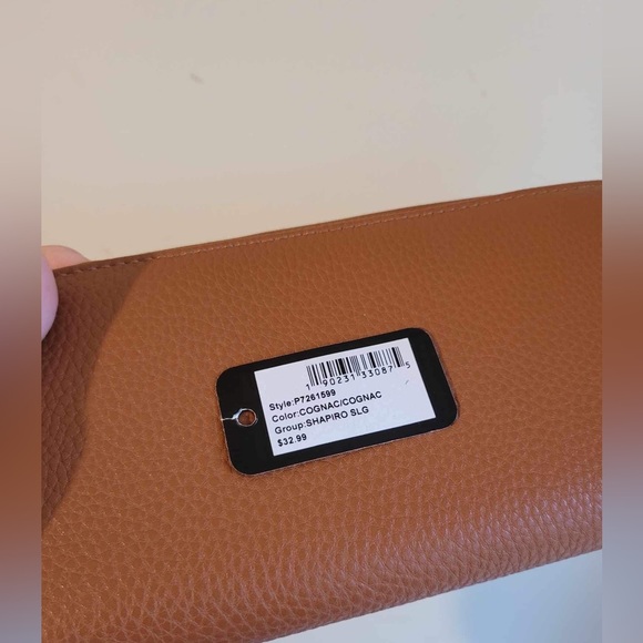 Guess brown cognac long wallet clutch NWT - Picture 5 of 5